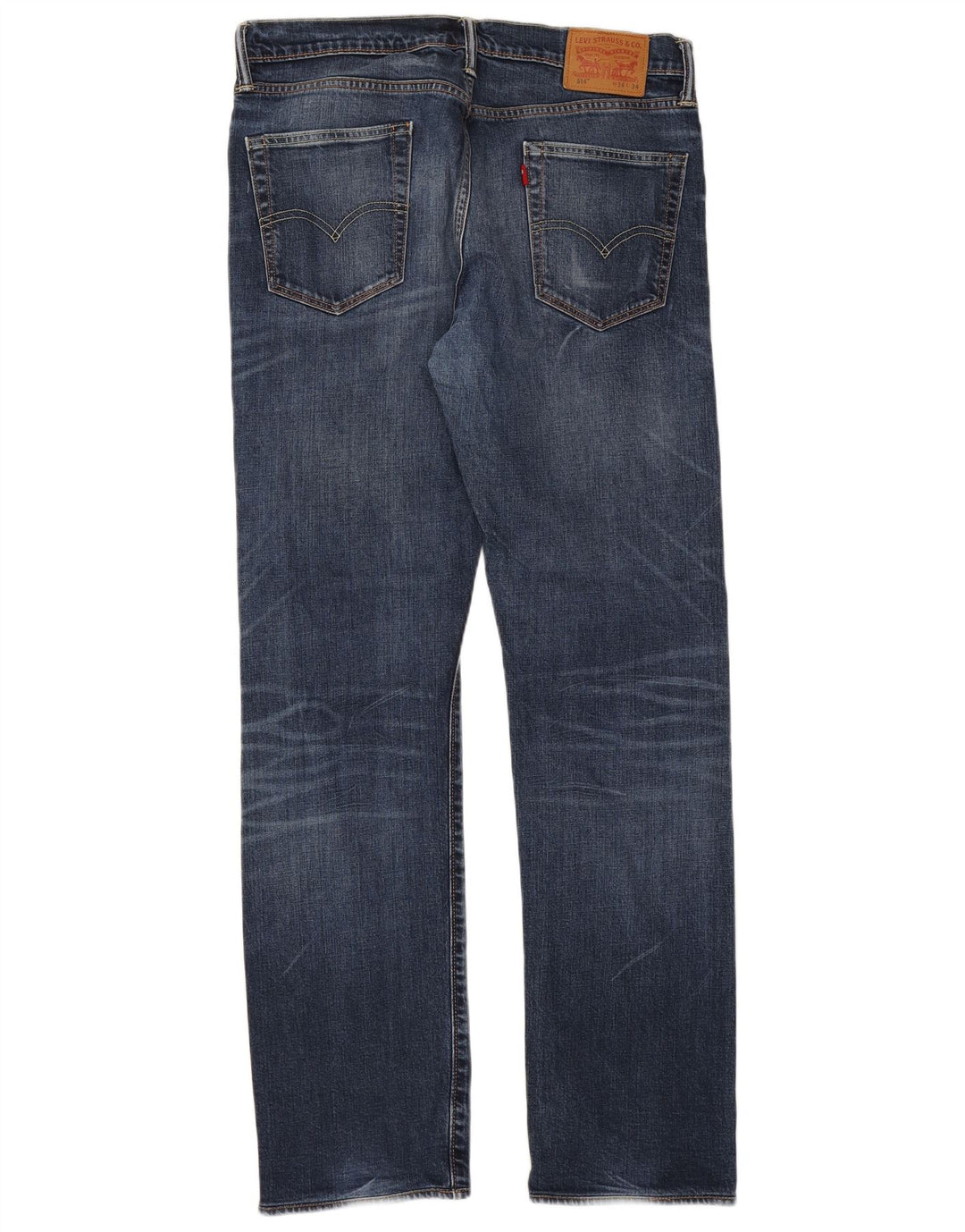 Levi's Masculino 514 Straight Jeans W34 L34 Azul Algodão