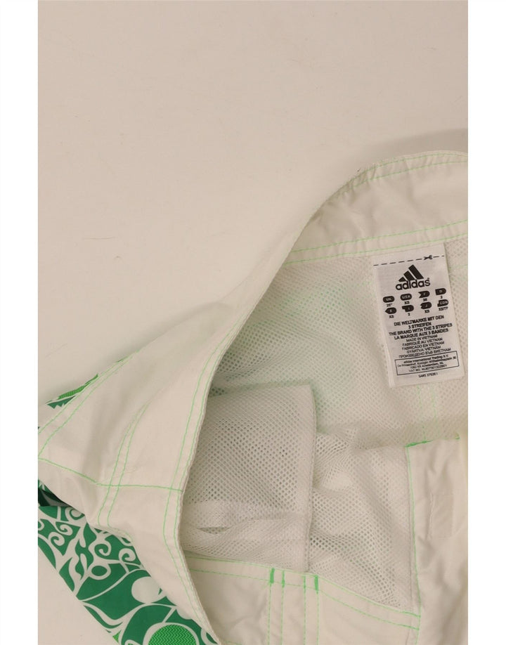 Shorts de natação masculino ADIDAS XS branco paisley poliéster