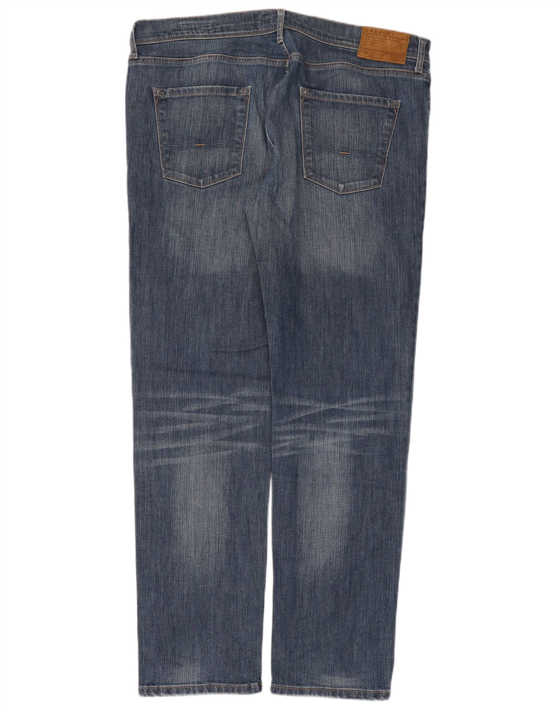 Casucci Calça Jeans Reta Masculina W42 L32 Azul Algodão