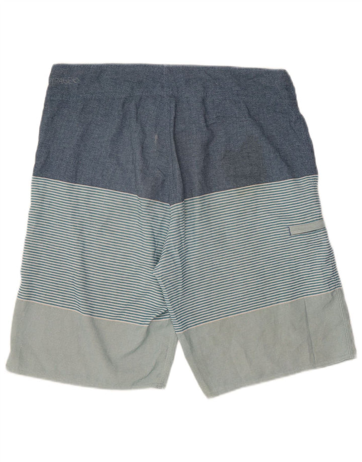 Shorts de banho masculino Rip Curl grande listrado azul