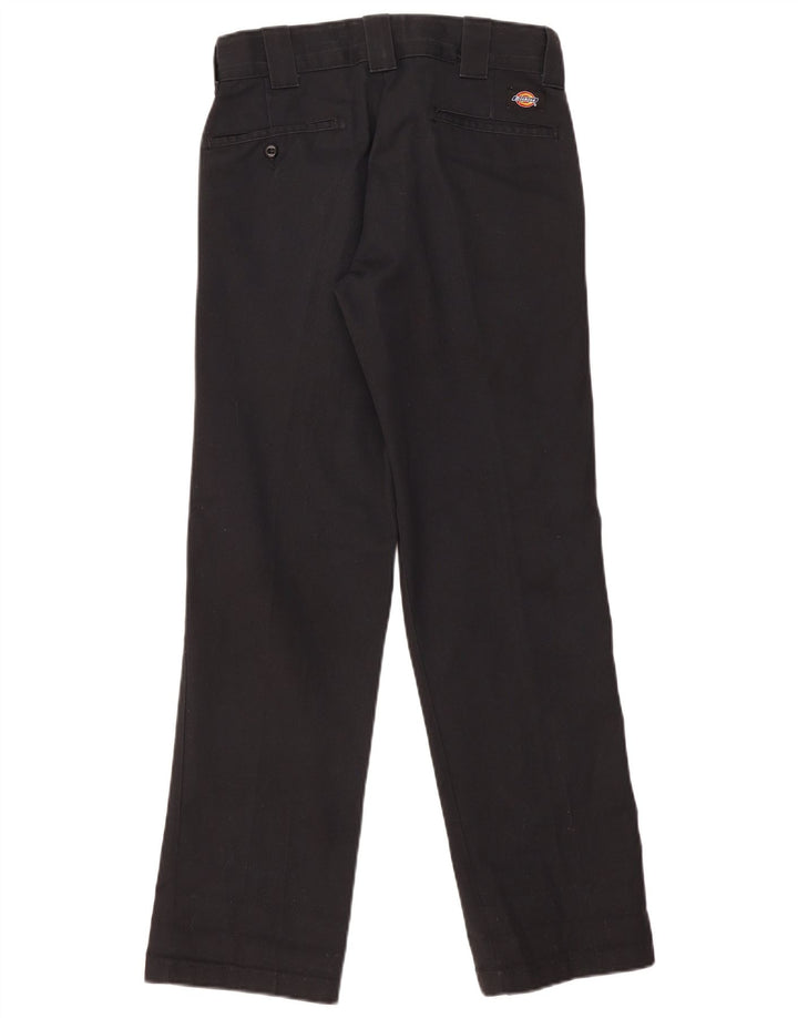 Calças Chino Masculinas Dickies Slim Straight W30 L32 Poliéster Preto