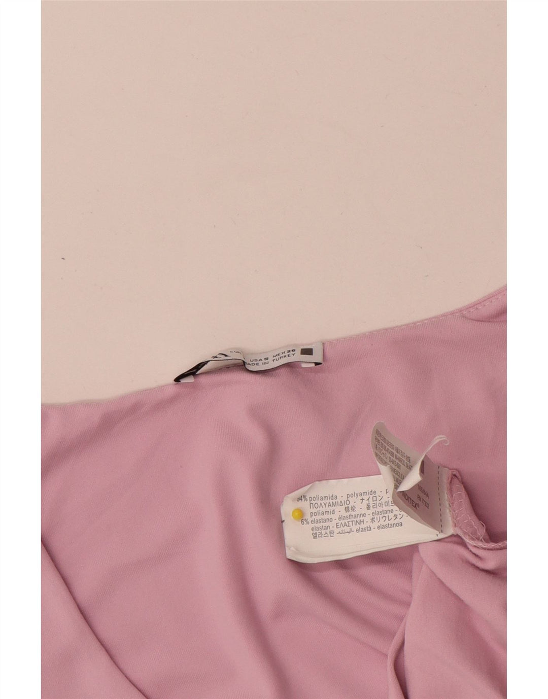 Colete feminino Zara UK 10 pequeno rosa poliamida