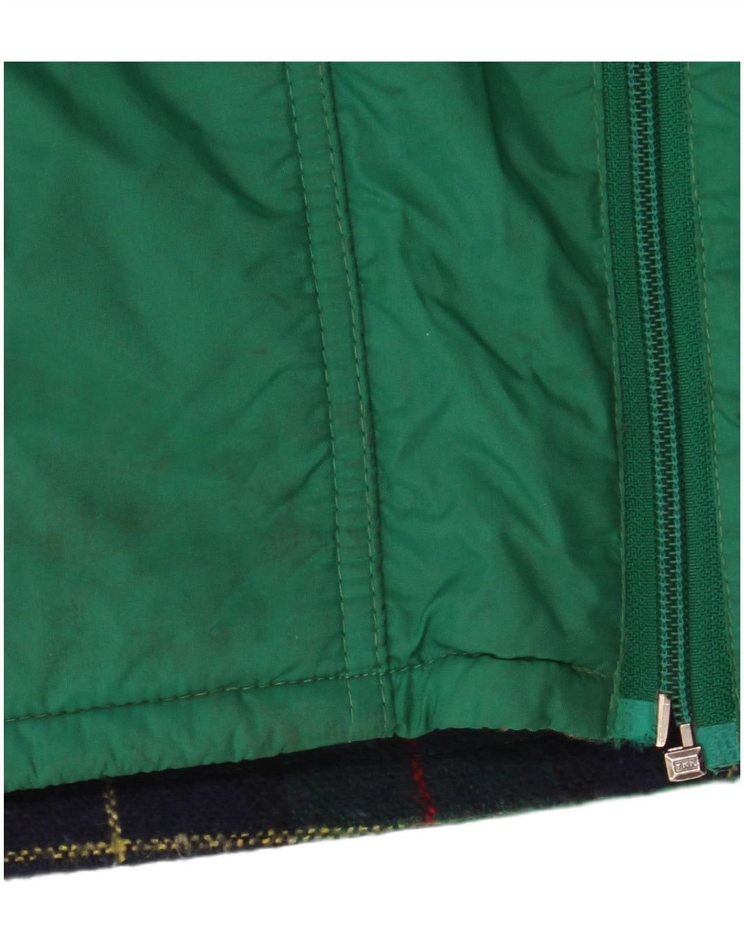 Jaqueta de chuva masculina com capuz K-Way UK 42 XL poliamida verde
