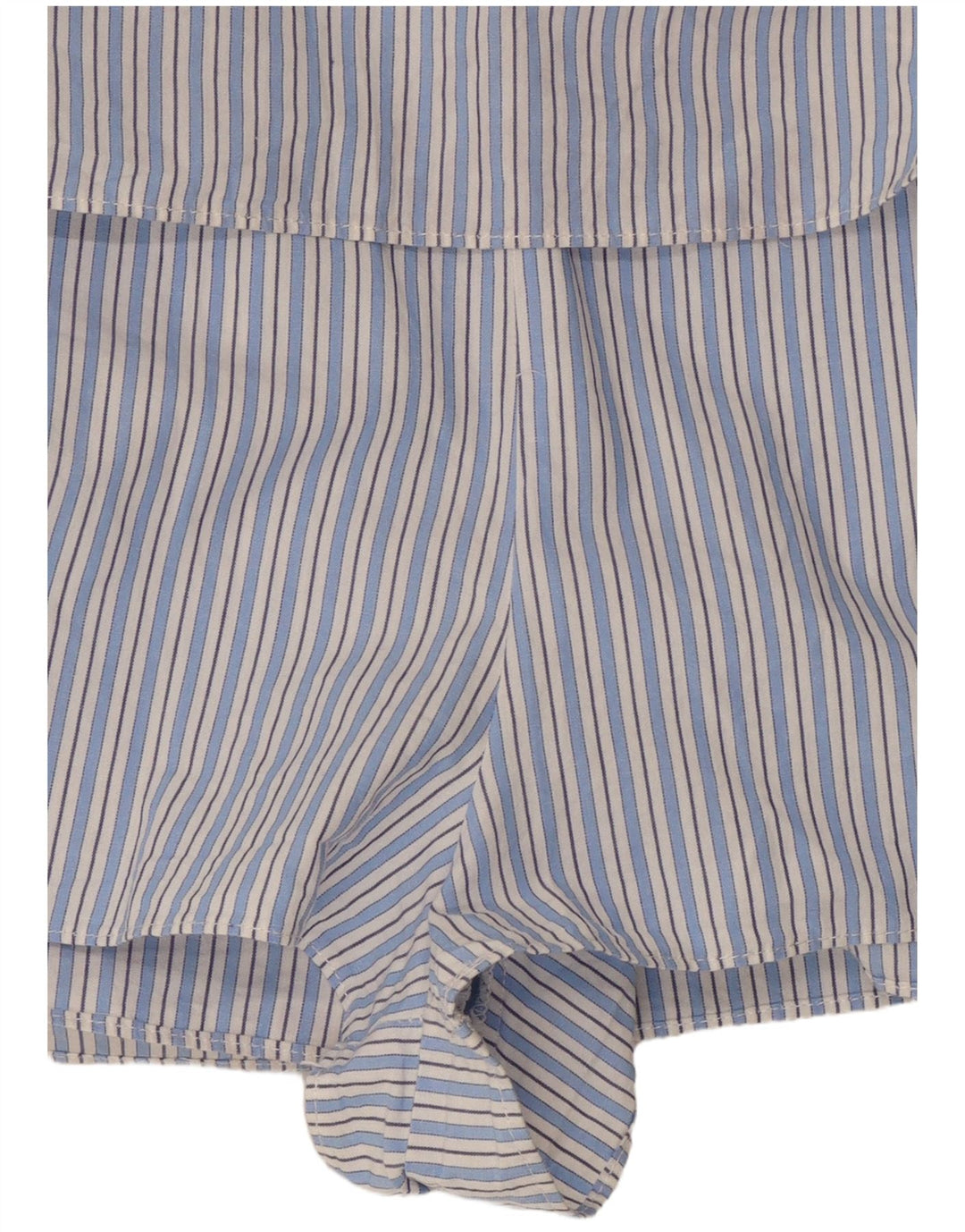 Macacão feminino ZARA manga 3/4 Reino Unido 10 listrado azul pequeno