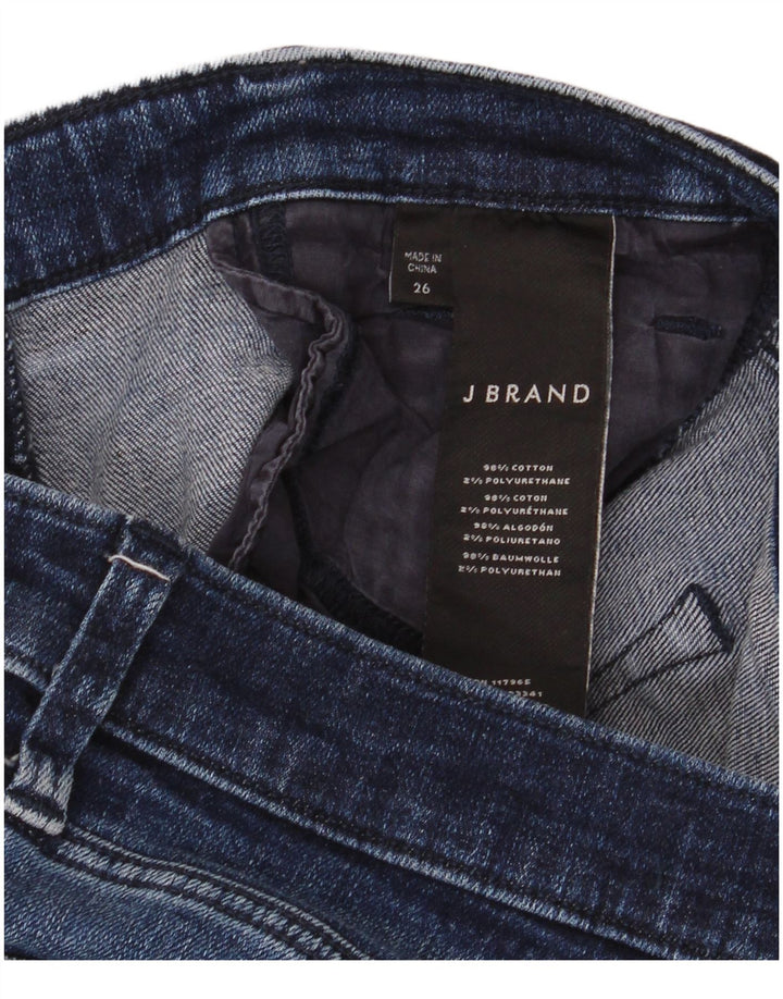 J Brand Jeans feminino slim W26 L27 algodão azul