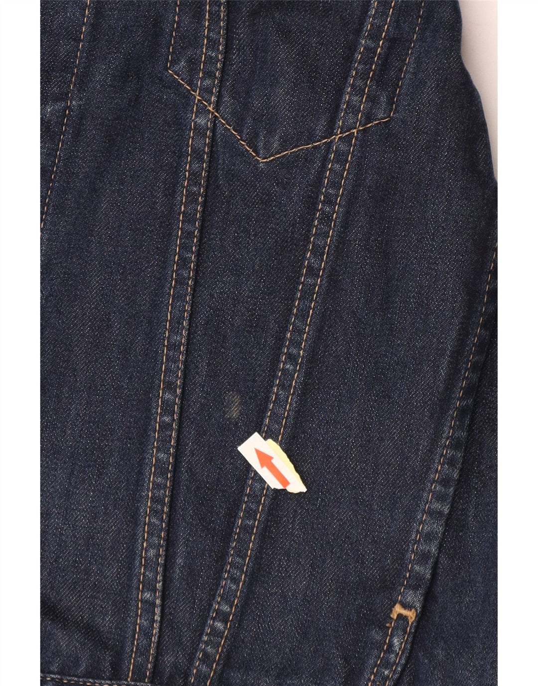 Jaqueta jeans masculina Levi's UK 38 algodão azul médio