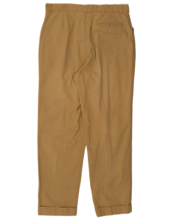 Calça masculina Boden reta casual W34 L30 bege