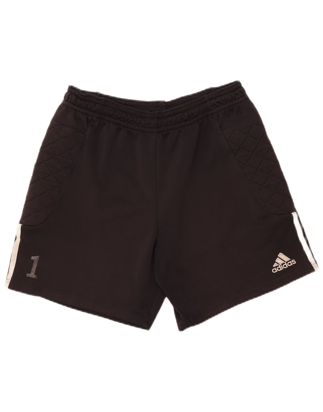 Adidas Masculino Climalite Sport Shorts Médio Preto Listrado Poliéster