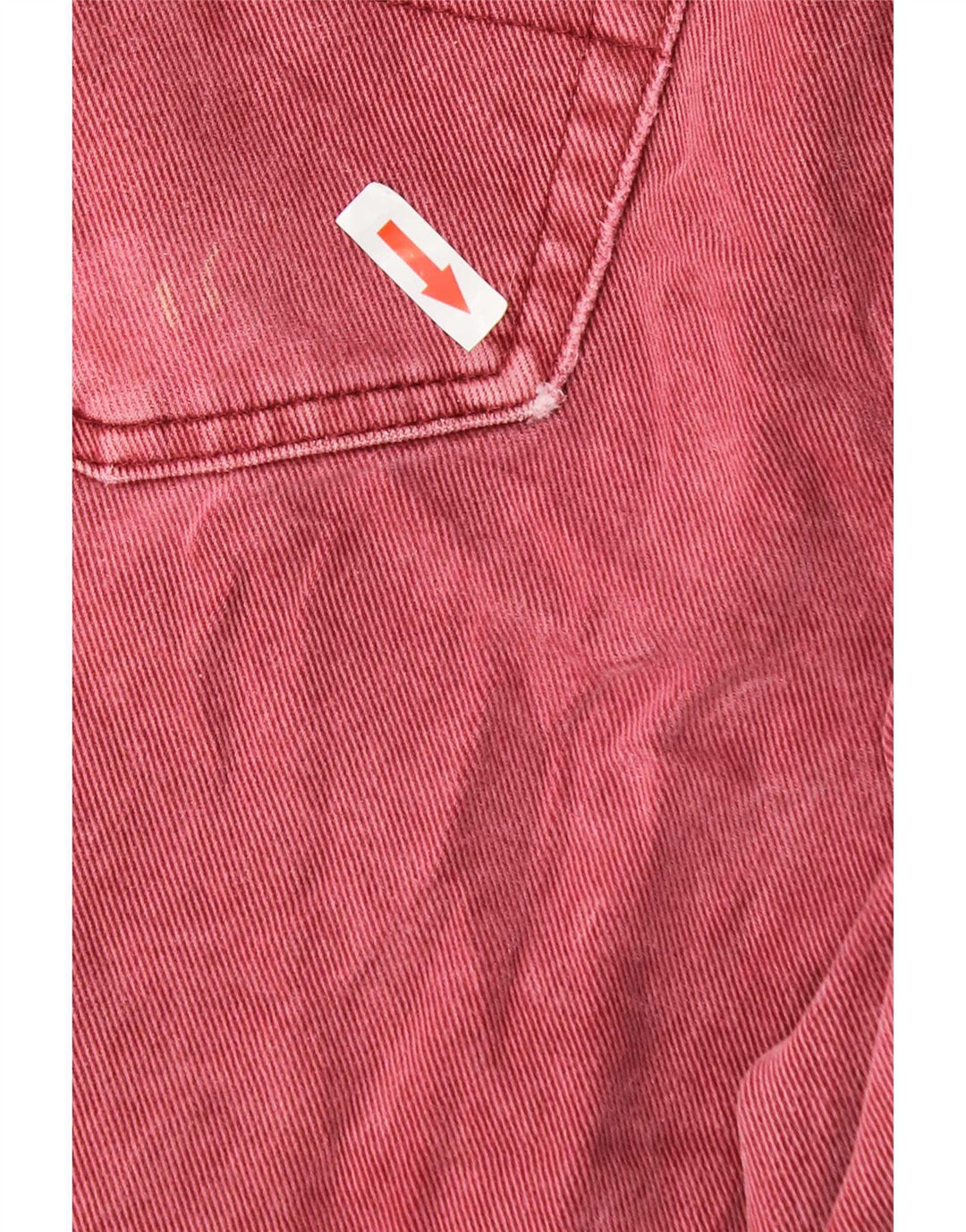 Jeans retos femininos Trussardi W34 L30 Borgonha