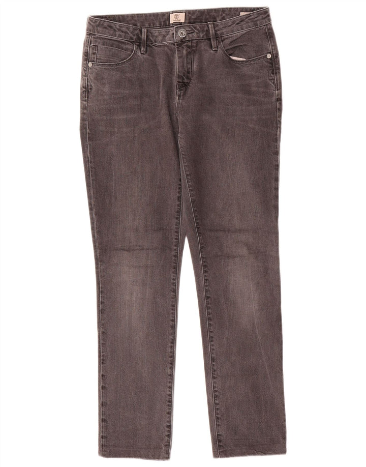 Timberland Jeans Slim Feminino W27 L27 Algodão Cinza