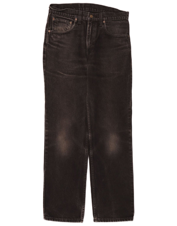 Levi's Masculino 516 Straight Jeans W32 L30 Algodão Preto