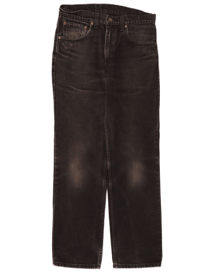Levi's Masculino 516 Straight Jeans W32 L30 Algodão Preto