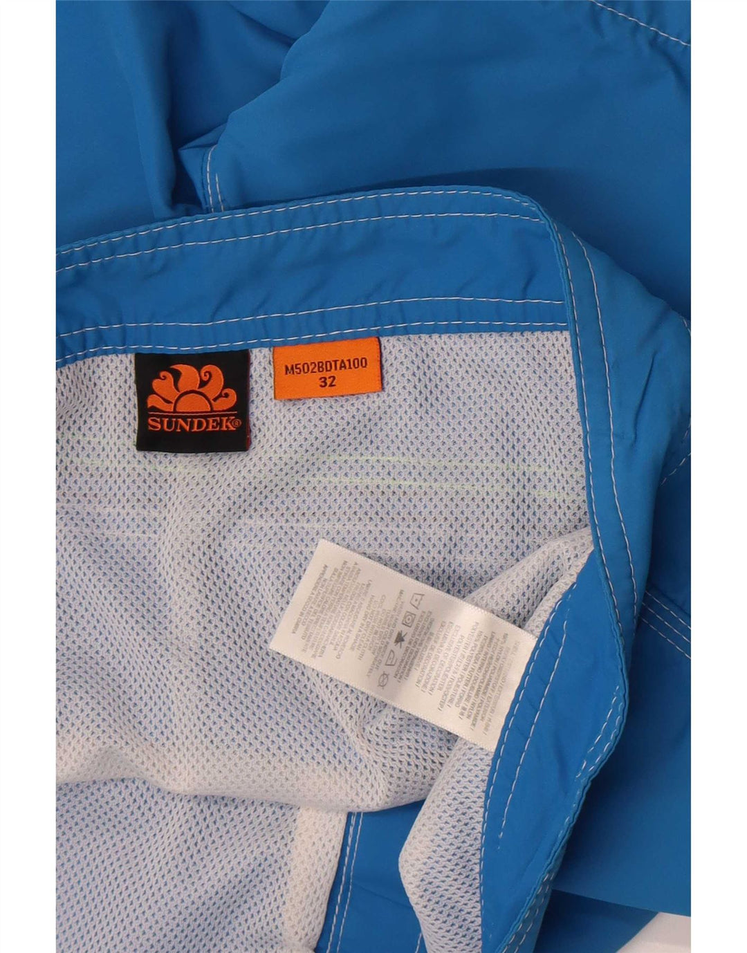 Shorts de natação masculino Sundek médio azul nylon esportivo
