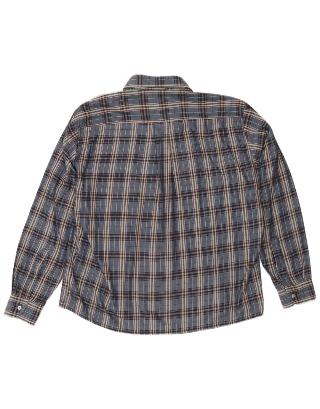 Camisa masculina de flanela Goose & Gander IT 48 xadrez azul marinho médio