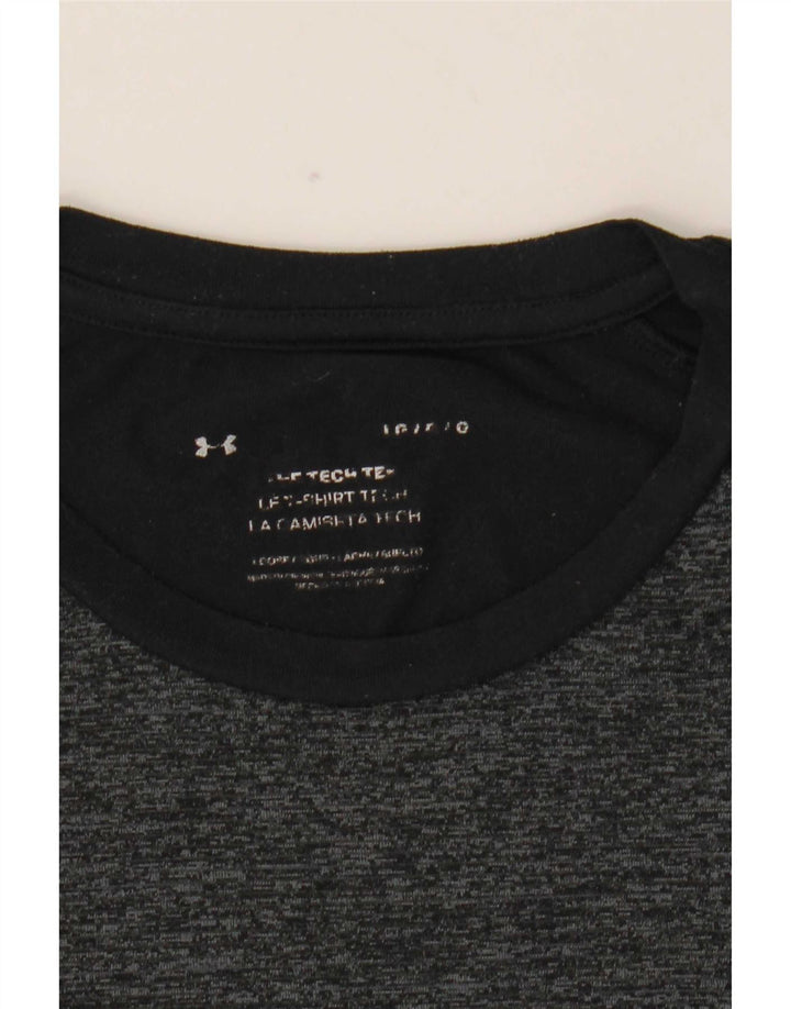 Camiseta masculina Under Armour grande preta manchada