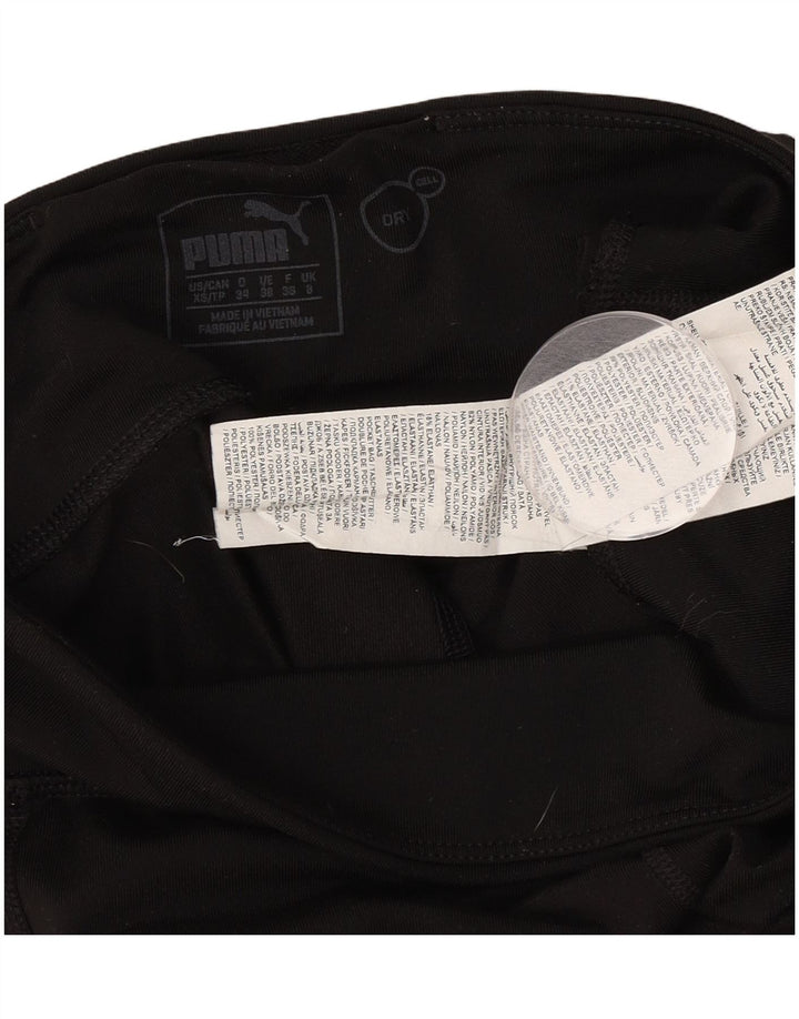 Leggings Puma Feminino UK 8 Pequeno Poliéster Preto