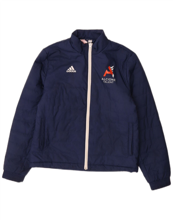 Casaco Adidas Boys Graphic acolchoado 13-14 anos azul marinho poliéster