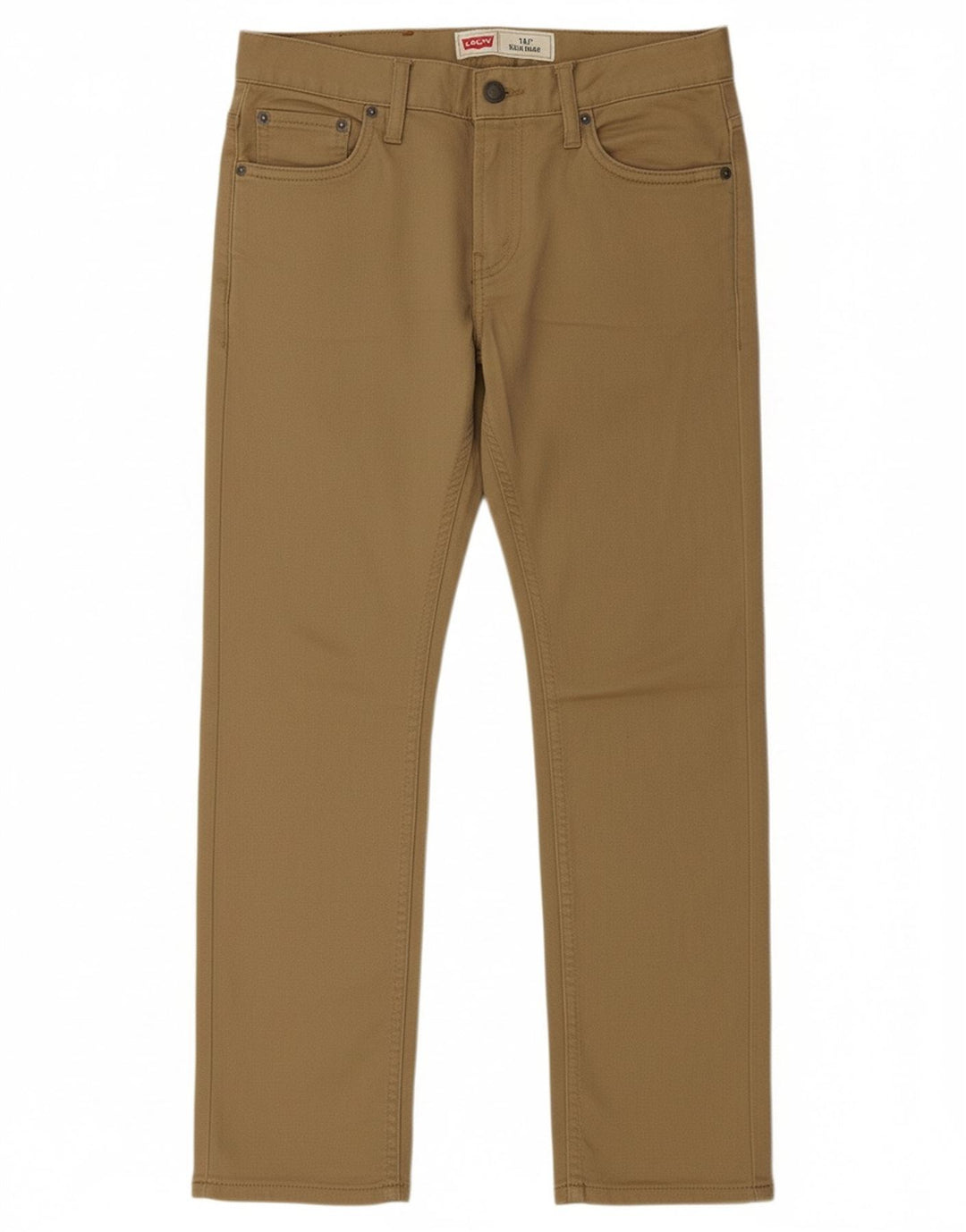LEVI'S Boys 511 Slim Jeans 13-14 Anos W27 L27 Algodão Marrom