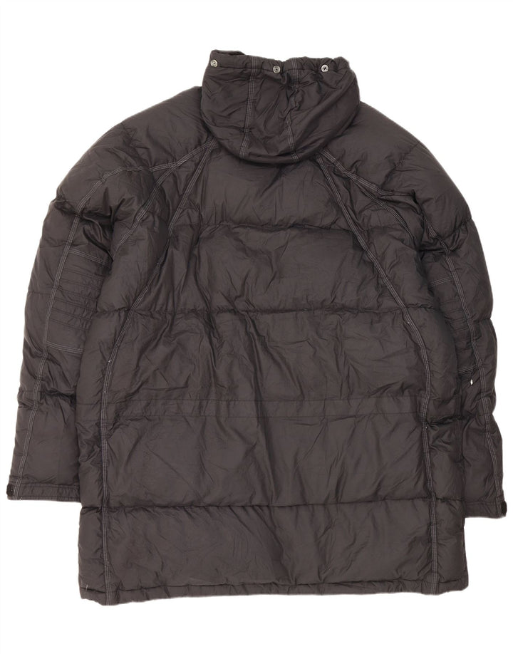 Casaco acolchoado com capuz masculino Nike UK 44 2XL preto poliéster