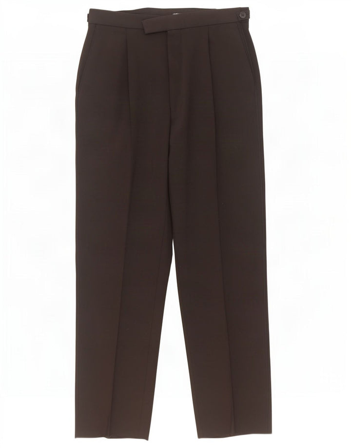 Calça masculina Marks & Spencer com pegged suit W32 L33 poliéster preto