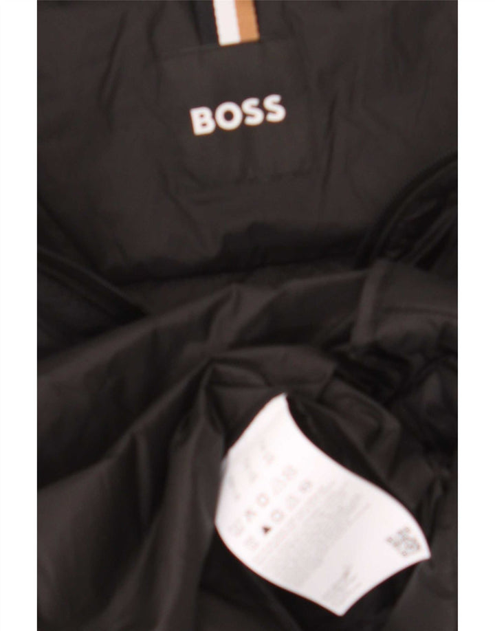 Colete acolchoado masculino Hugo Boss EU 56 3XL preto poliamida
