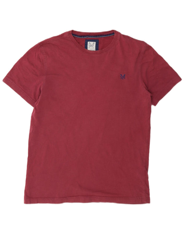 Crew Clothing Mens Camiseta Top Médio Algodão Marrom