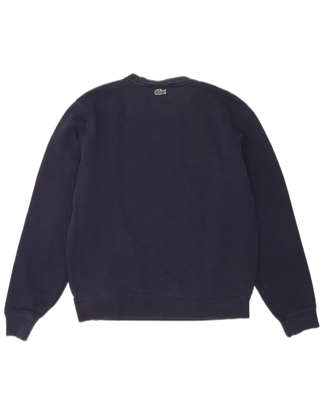 Lacoste moletom gráfico masculino tamanho 4 médio azul marinho algodão