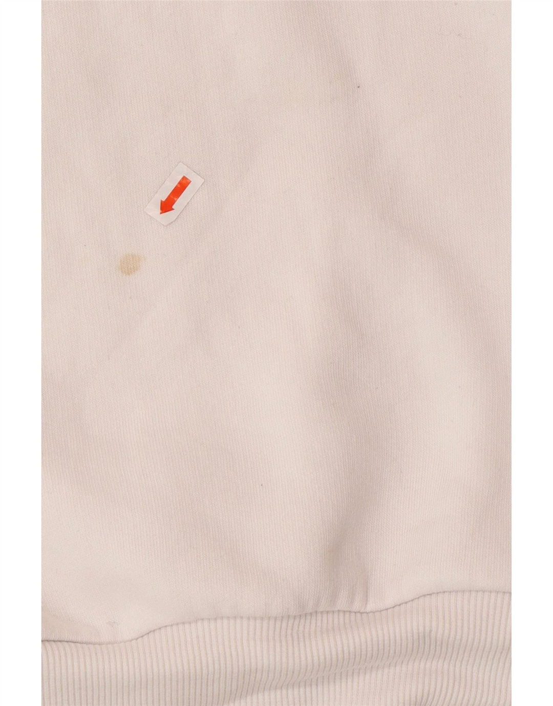 ADIDAS Mens Graphic Sweatshirt Jumper Grande Algodão Branco