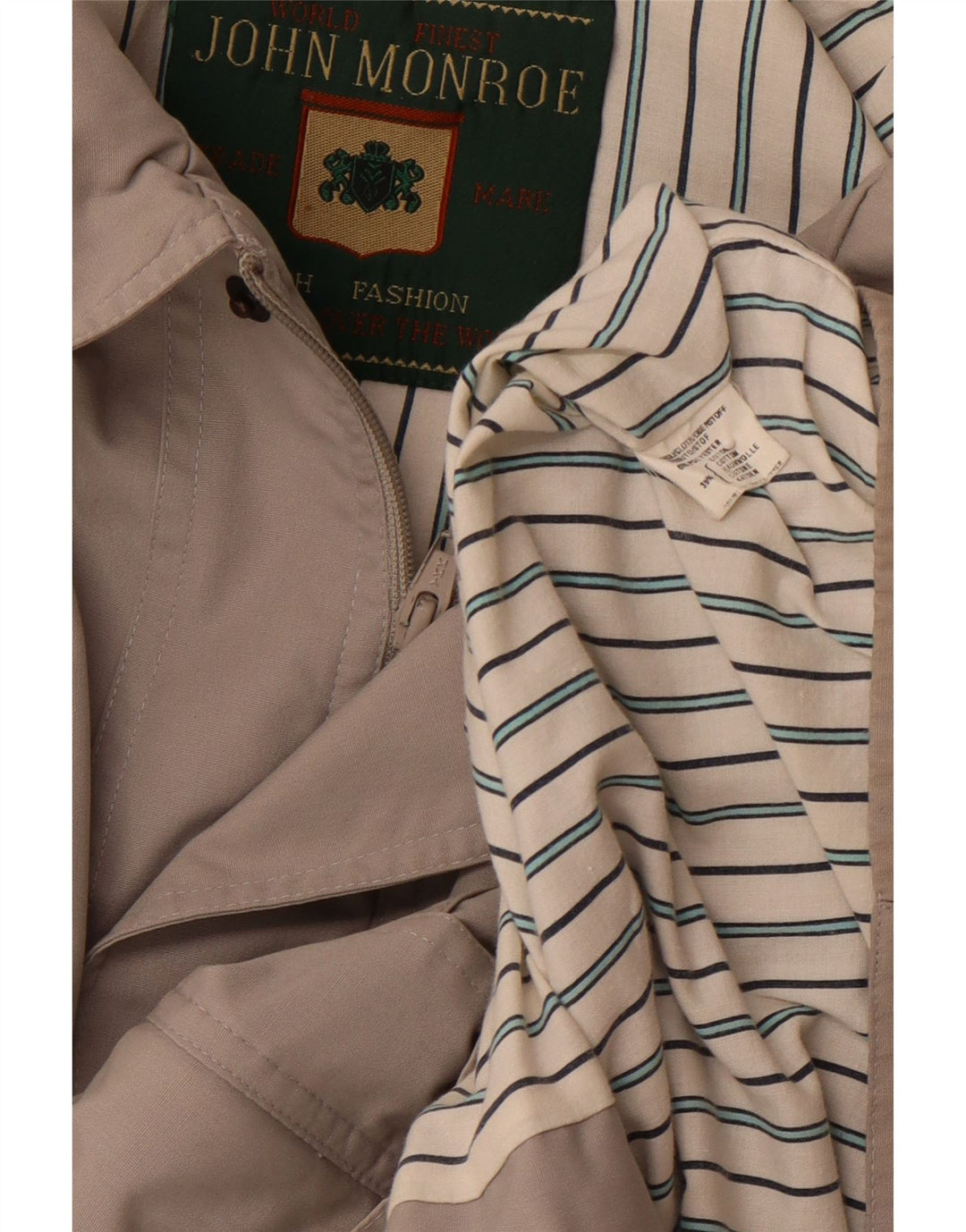 Jaqueta utilitária masculina JOHN MONROE UK 42 XL poliéster cinza