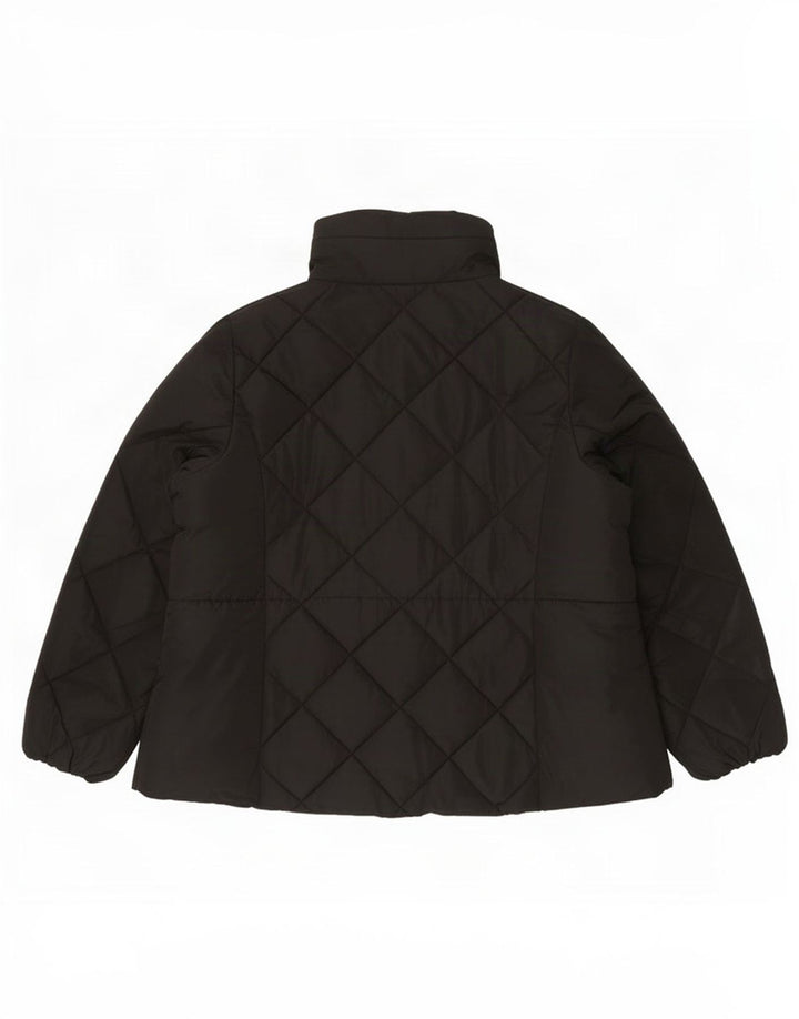 Jaqueta acolchoada feminina Marks & Spencer UK 22 3XL poliéster preto