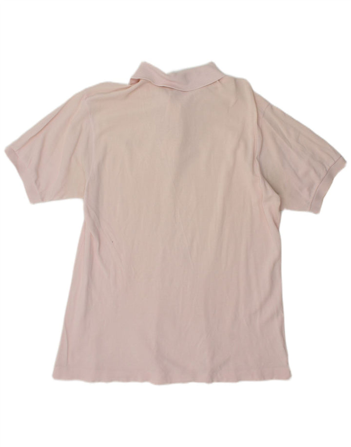 Camisa polo masculina LACOSTE tamanho 5 grande rosa