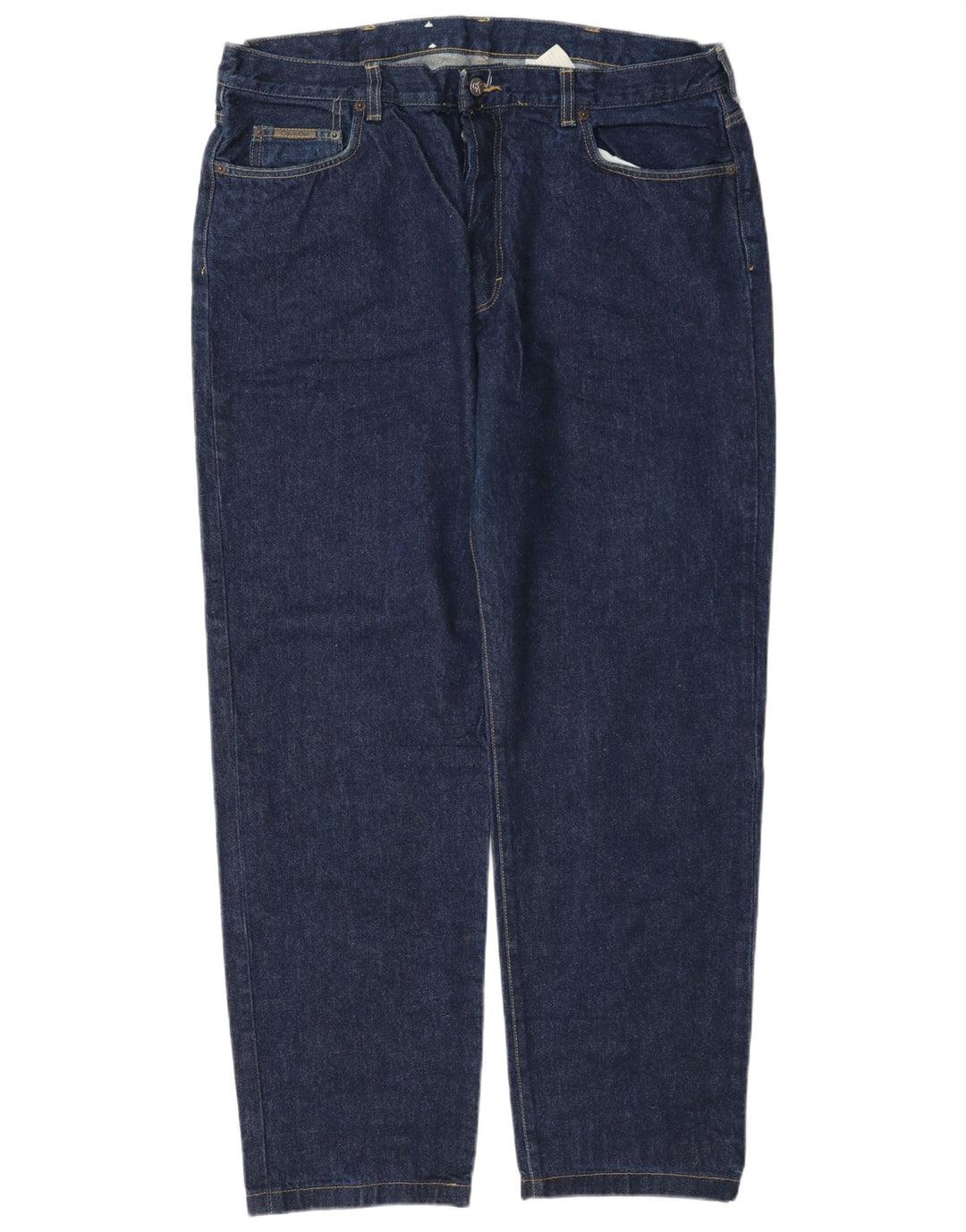 Calça jeans reta masculina Calvin Klein W38 L30 azul marinho algodão