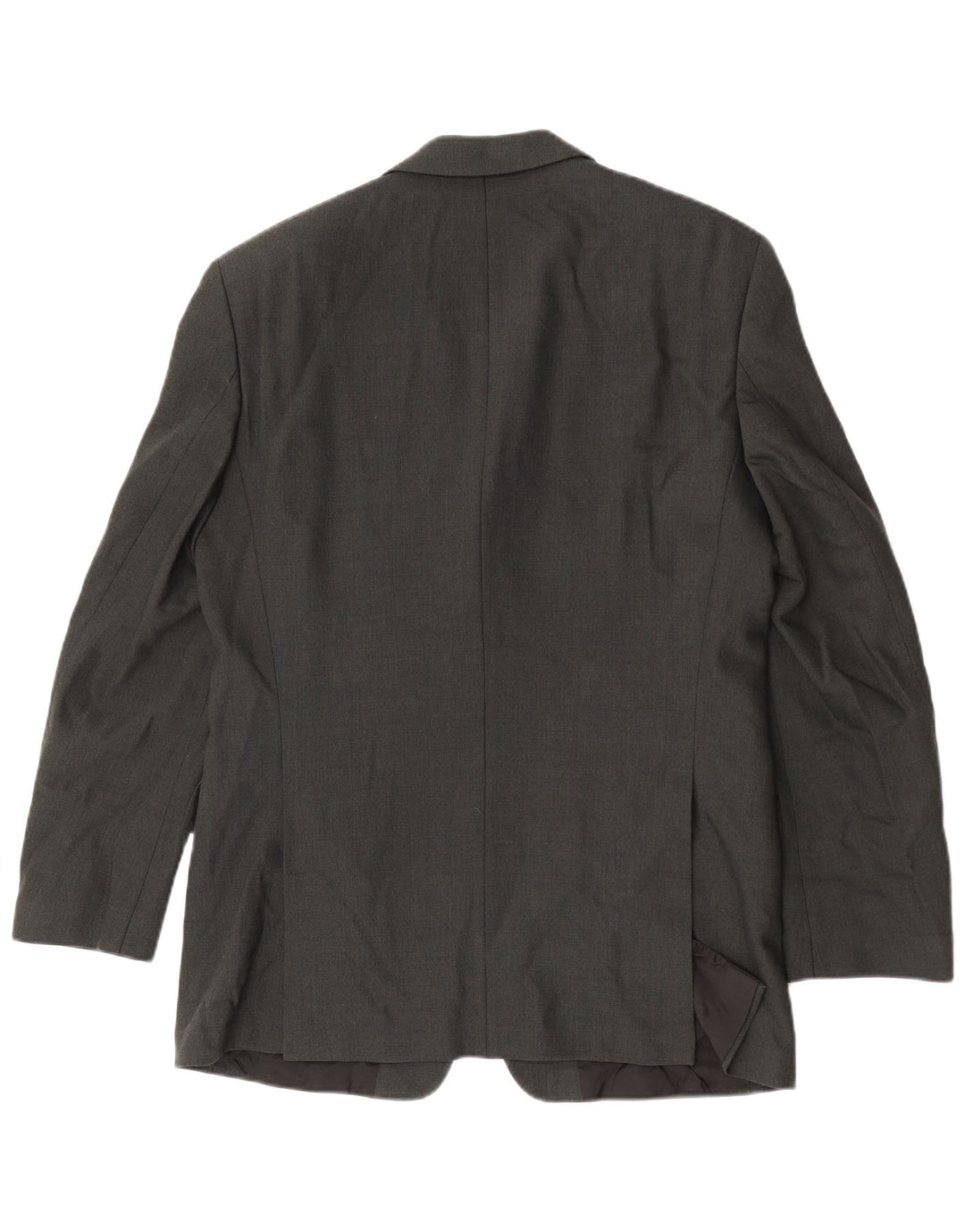 Jaqueta Blazer Masculina Hugo Boss com 3 Botões EU 50 Lã Cinza Grande