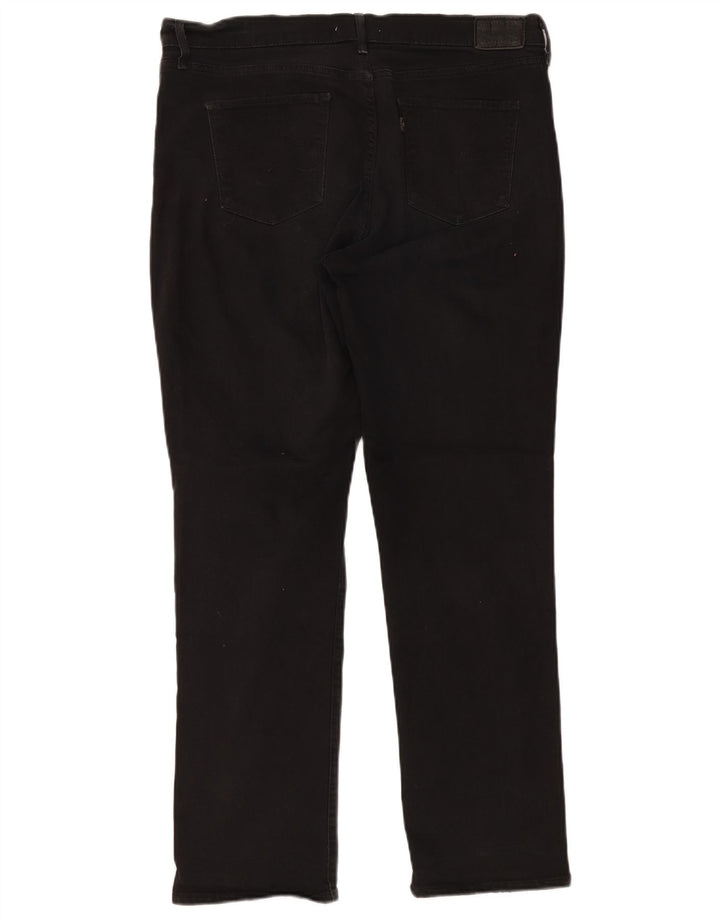 Calça jeans feminina LEVI'S 314 Shaping Straight W33 L30 preta