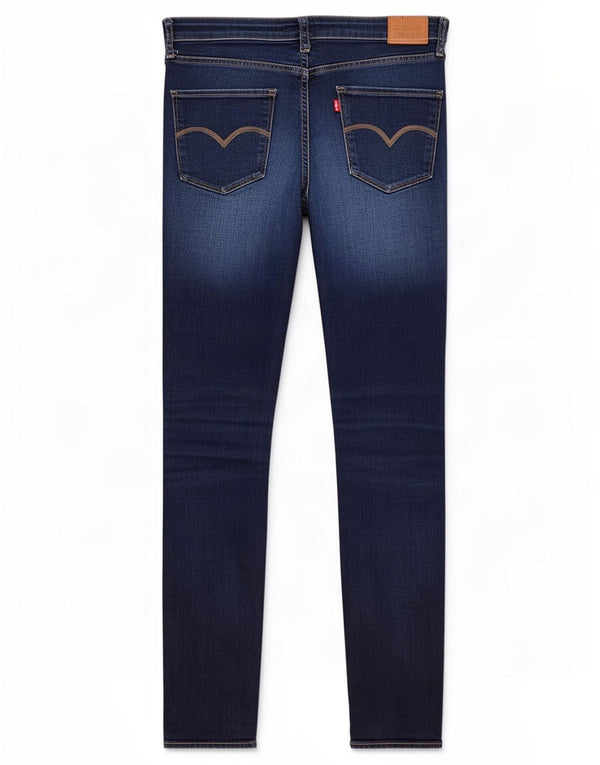 Calça jeans feminina Levi's 721 High Rise Skinny W32 L32 azul algodão