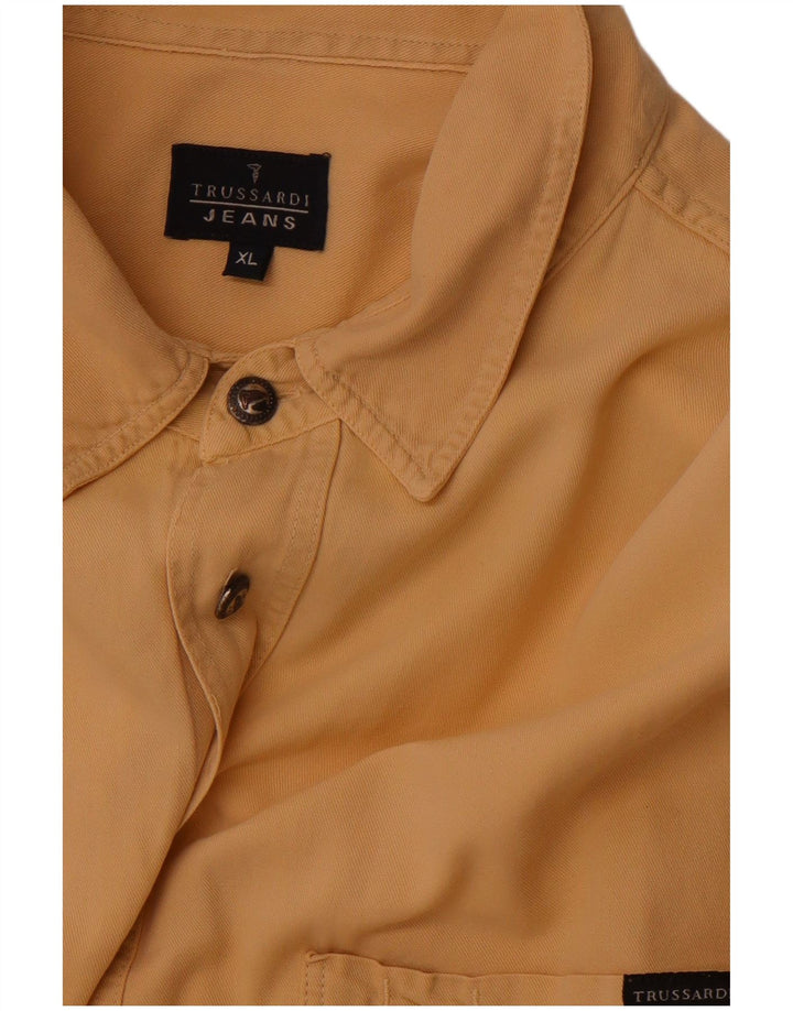 Camisa masculina TRUSSARDI JEANS XL marrom