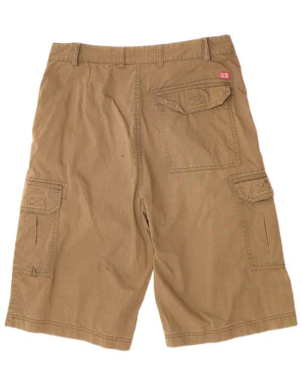 Shorts cargo masculino Dickies médio W33 algodão cáqui