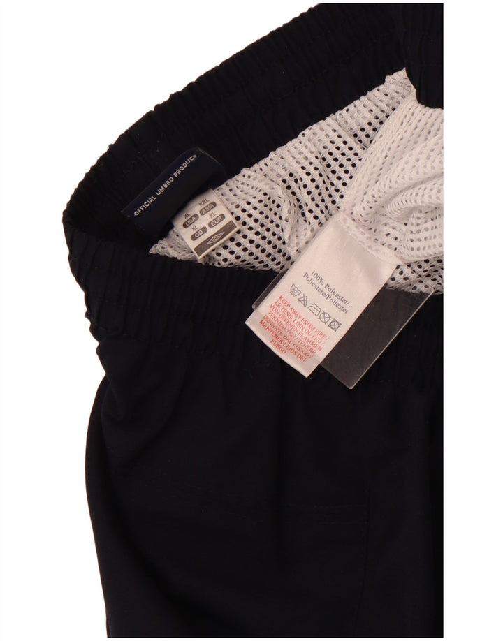 Shorts esportivos gráficos masculinos UMBRO XL azul marinho poliéster