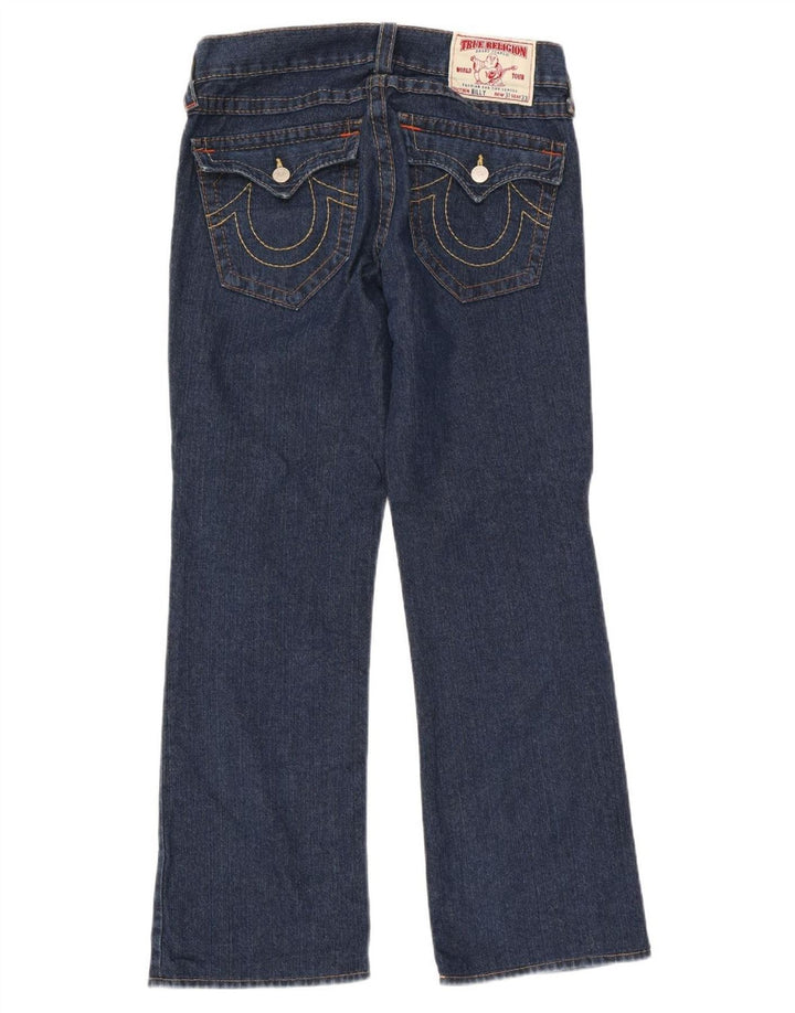 Calça Jeans Feminina True Religion Bootcut W31 L32 Azul Algodão