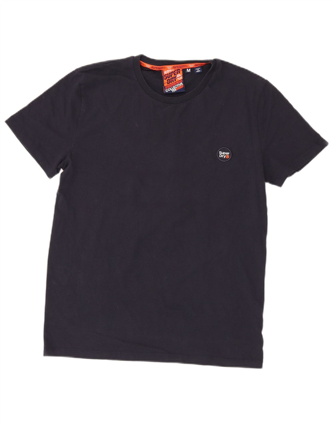 Camiseta masculina Superdry Top médio algodão azul marinho