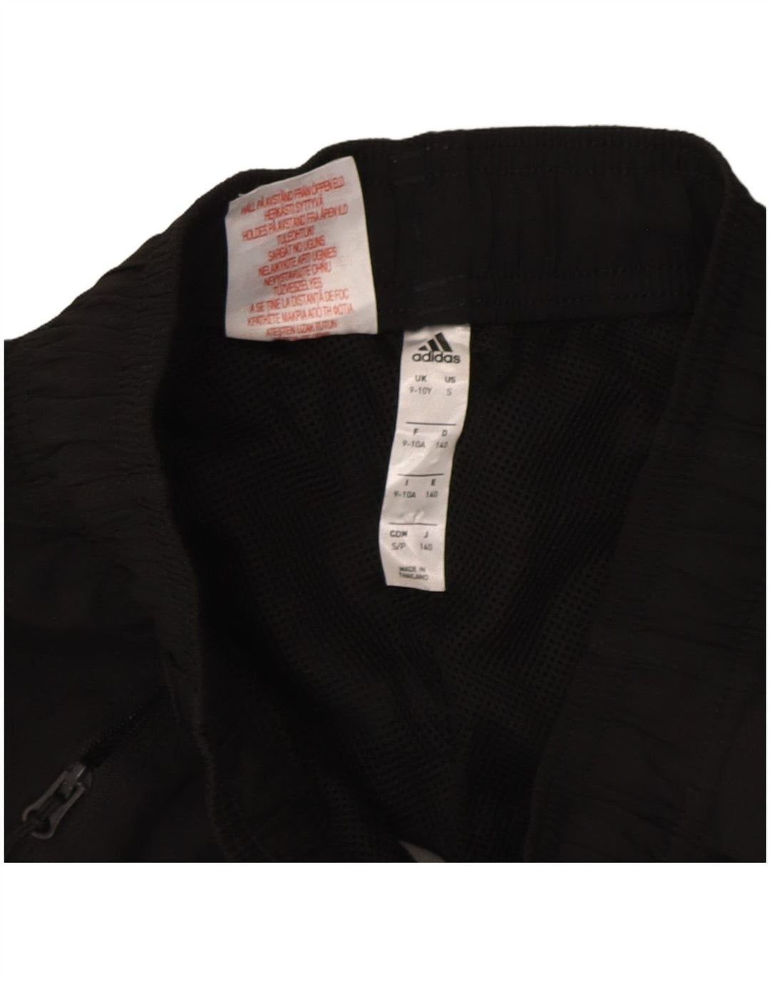 Bermuda esportiva Adidas Meninos 9-10 Anos Poliéster Preto