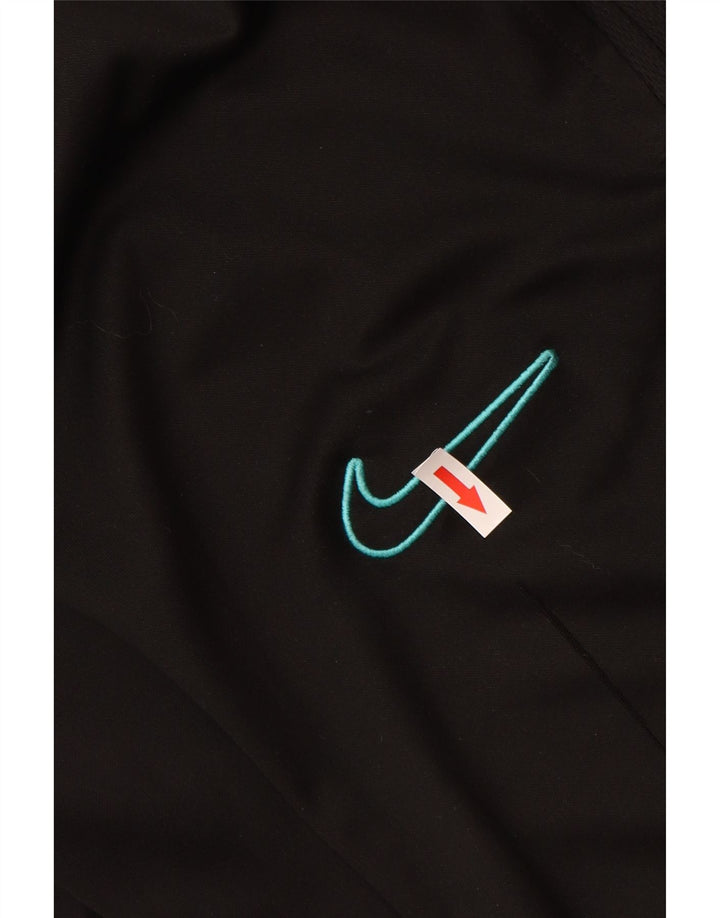 Calça de treino feminina NIKE Dri Fit UK 14 grande poliéster preto