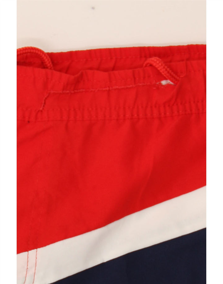 Shorts de natação masculino Fila Graphic pequeno azul colorblock poliéster