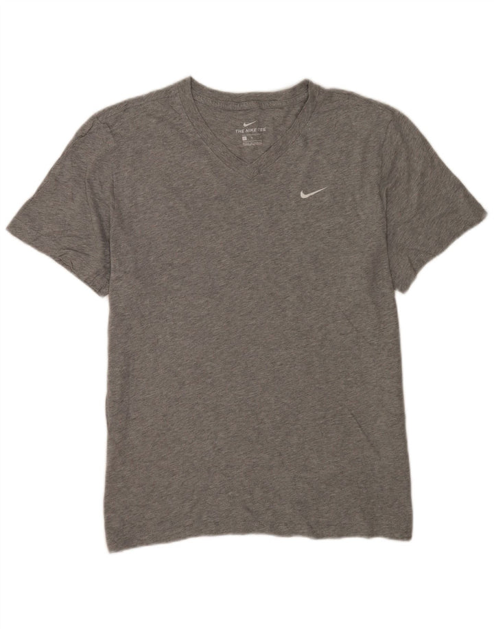 Camiseta masculina Nike grande cinza