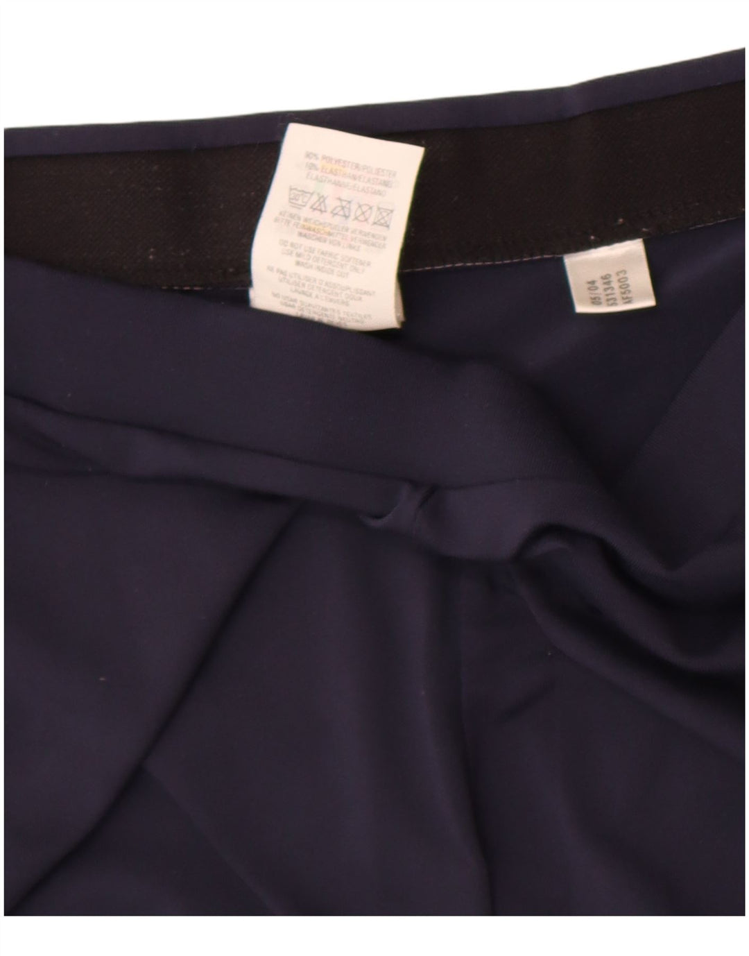 Adidas Womens Climalite Sport Shorts UK 12 Médio Azul Marinho Poliéster