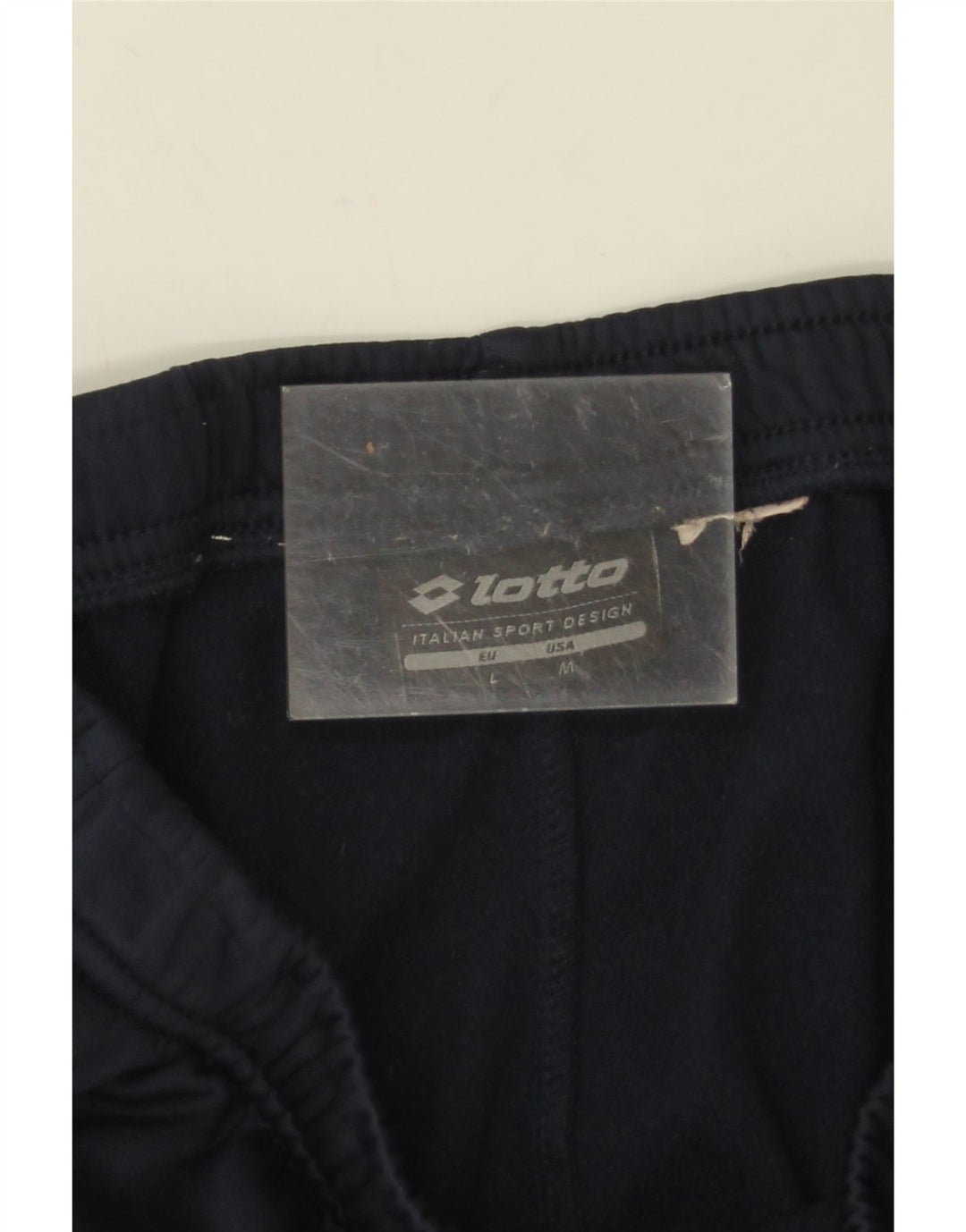 Calça de treino masculina Lotto Joggers grande azul marinho