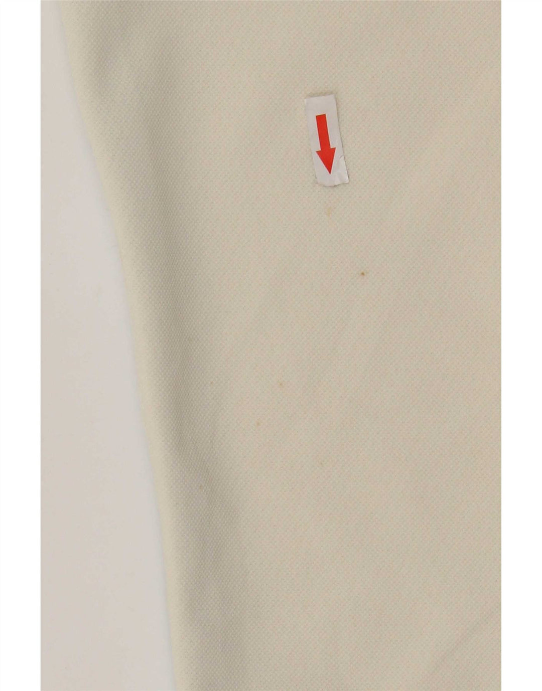 Calça casual reta masculina Mizuno W32 L32 poliéster branco