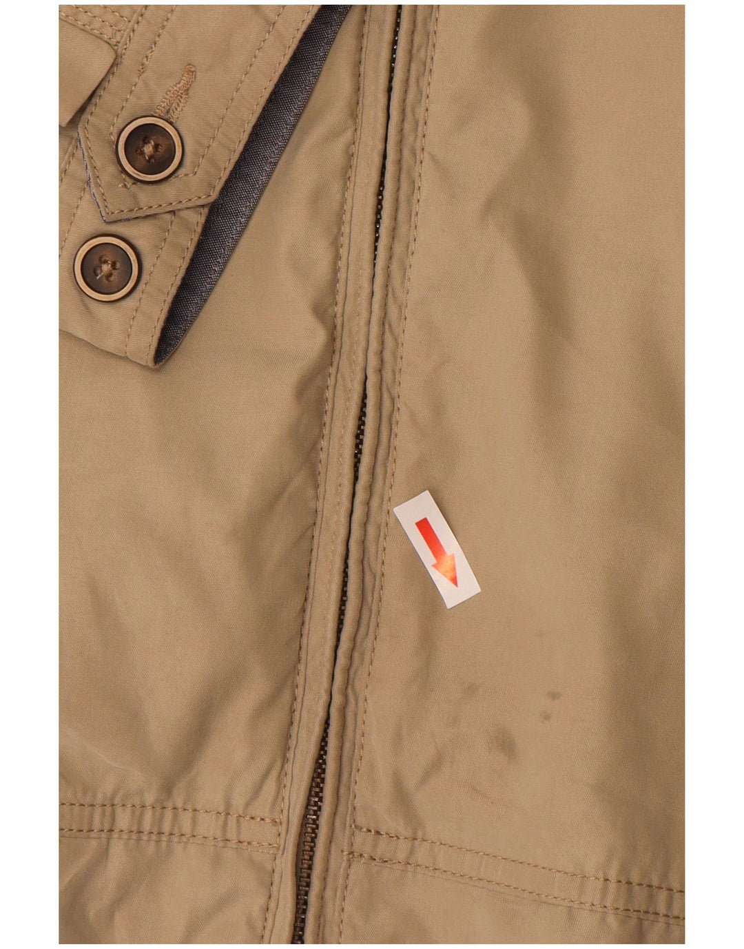 Jaqueta bomber masculina Marks & Spencer UK 38 poliamida bege médio