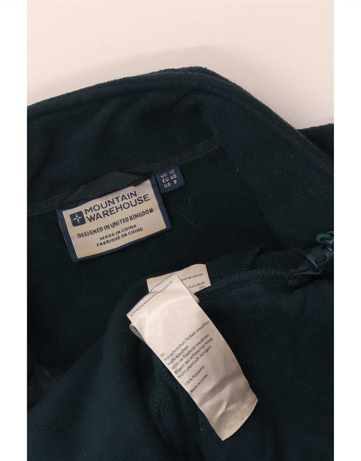 Jaqueta de lã com forro feminino Mountain Warehouse Poliéster verde médio Reino Unido 12