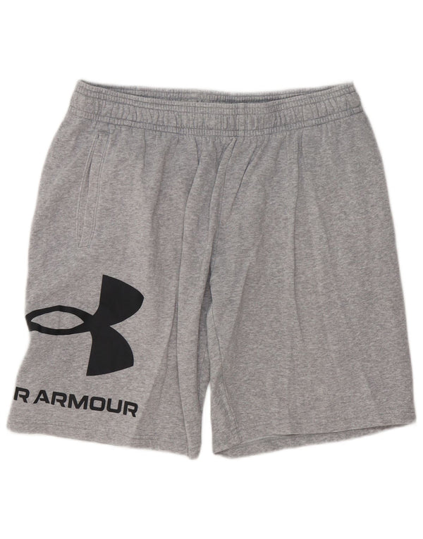 Shorts esportivos gráficos masculinos Under Armour XL cinza